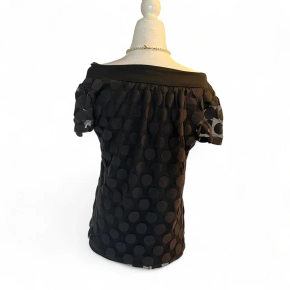 Polka Dot Y2K 2000’s Feminine Blouse Style & Co - Picture 4 of 5